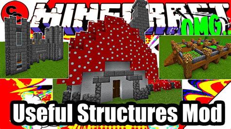 Minecraft Mods: " Useful Structures Mod " - YouTube