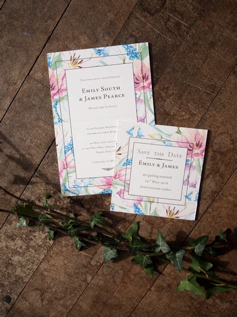 Boho Summer Invitations The Smallprint Company
