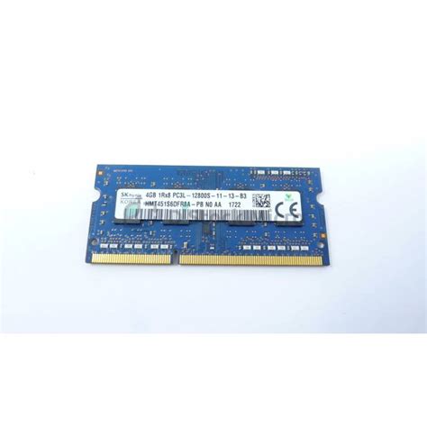Hynix HMT451S6DFR8A-PB 4GB 1600MHz RAM Memory - PC3L-12800S (DDR3-1600 ...