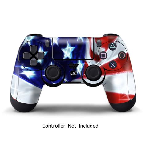 Skin Stickers for Playstation 4 Controller - Vinyl Leather Texture ...