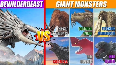 Bewilderbeast Vs Giant Monsters Spore Youtube