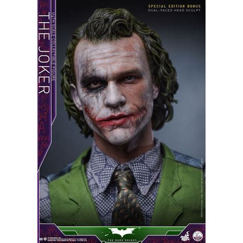 Hot Toys QS 小丑 雙頭雕 特別版 送訂製大衣 蝦皮購物