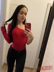 Sasha Sparrow Strips Naked In Front Of Mirror Then Masturbates 11 Photos