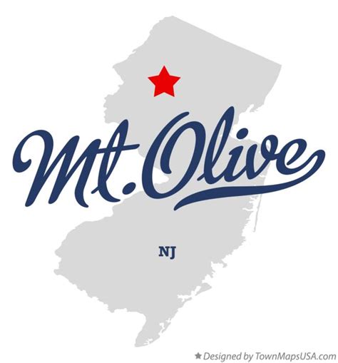 Map Of Mtolive Nj New Jersey