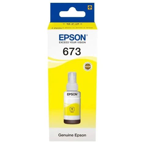 Расходник для печати Epson C13T67344A, Желтый (yellow), для струйного ...