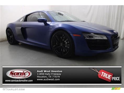 2014 Sepang Blue Pearl Matte Audi R8 Coupe V10 96160482 Photo 2