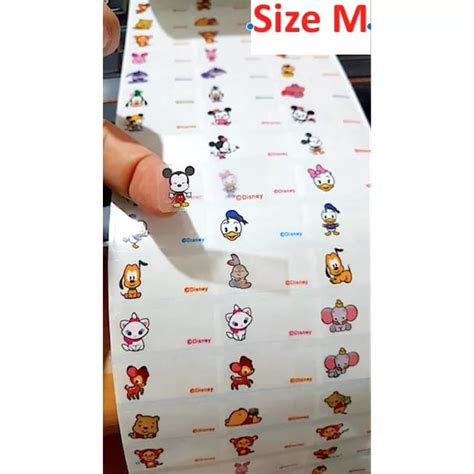 Super Character Waterproof Sticker Name Label Cinnamoroll Kuromi