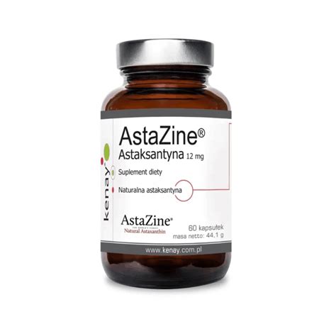 AstaZine Astaksantyna 12 mg Kenay 60 kapsułek Zielarnia Runo