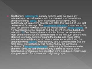 What Is Sex Education PPTX