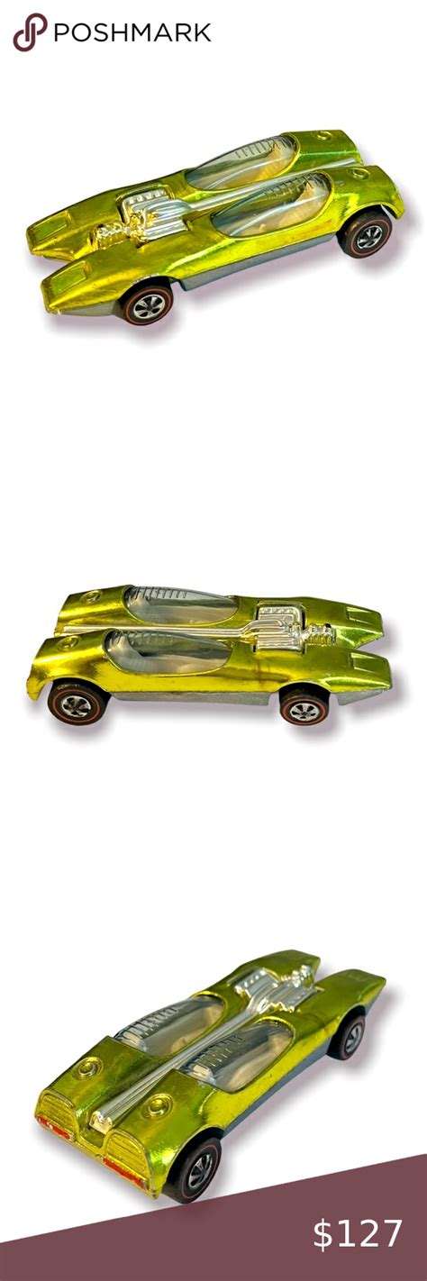 Hot Wheels Redline Splittin Image Spectraflame Green Lime Mattel USA Made