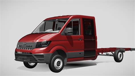 Man Tge Chassis Double Cab L3 Hq Interior 2023 Buy Royalty Free 3d