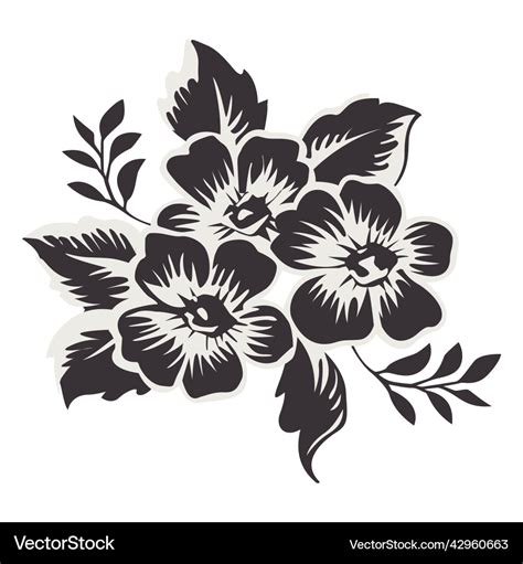 Flower bouquet 2 high quality Royalty Free Vector Image