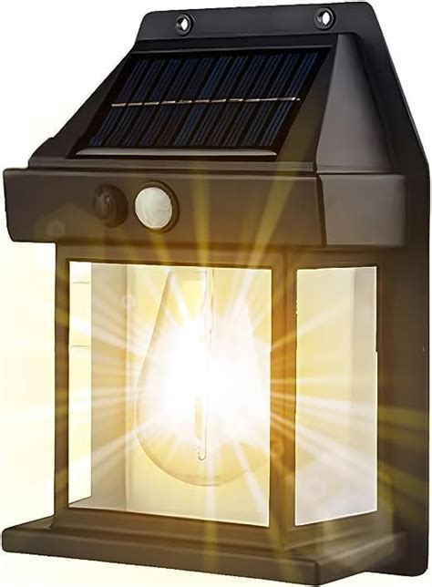 Solar Wall Lamp Outdoor Waterproof Tungsten Lamp Induction Garden Lamp