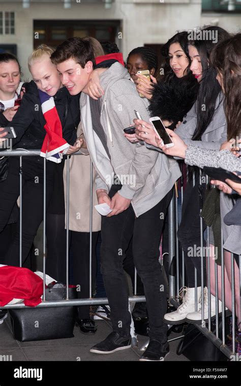 Shawn Mendes Arriving At The Bbc Radio 1 Studios Featuring Shawn