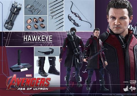 Hot Toys Mms Avengers Age Of Ultron Hawkeye Jeremy Renner Fairway Hobbies
