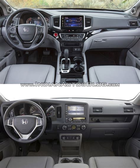 Second Gen 2017 Honda Ridgeline Vs First Gen Honda Ridgeline Dashboard