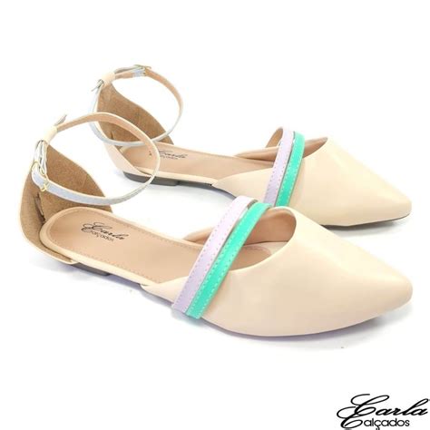 Sapatilha Salomé Nude Numeração Especial Carla Calçados