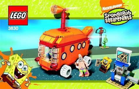 LEGO Anleitung Anzeigen 3830 The Bikini Bottom Express LEGO Bauanleitungen Und Katalog