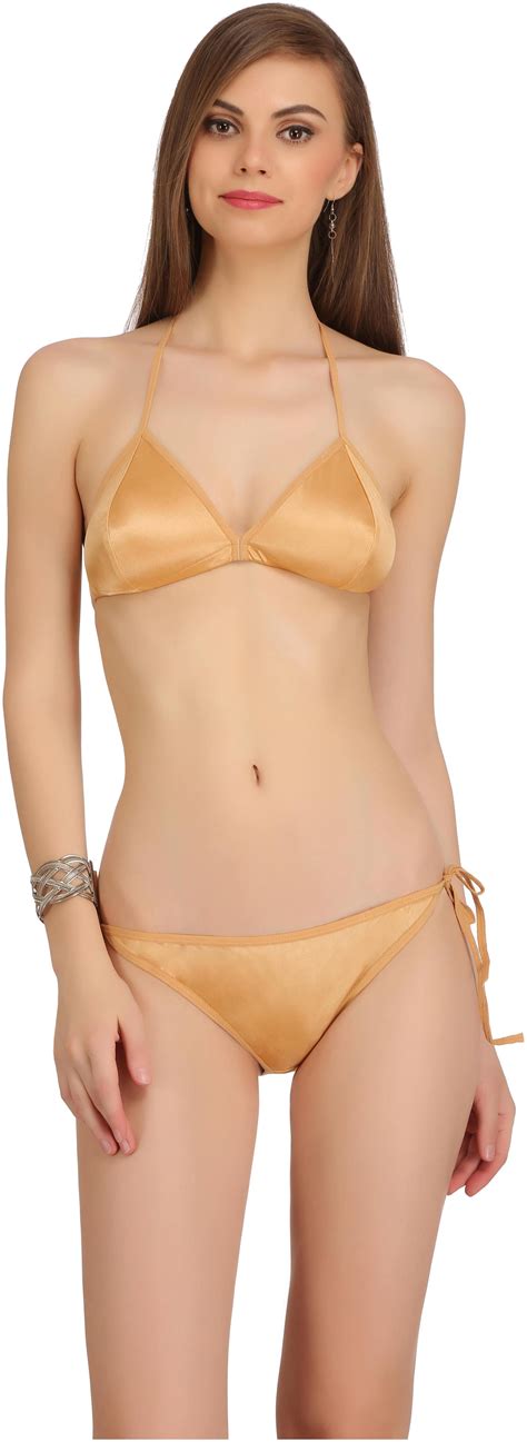 Buy Fashion Comfortz Solid Backless Bra Lingerie Set Online At Low Prices In India