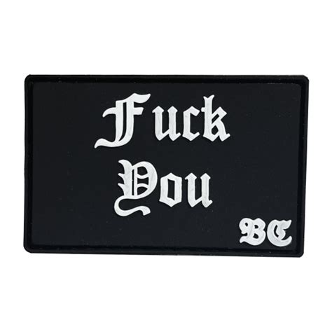 Патч Fuck You BLACK PVC Цена купить описание