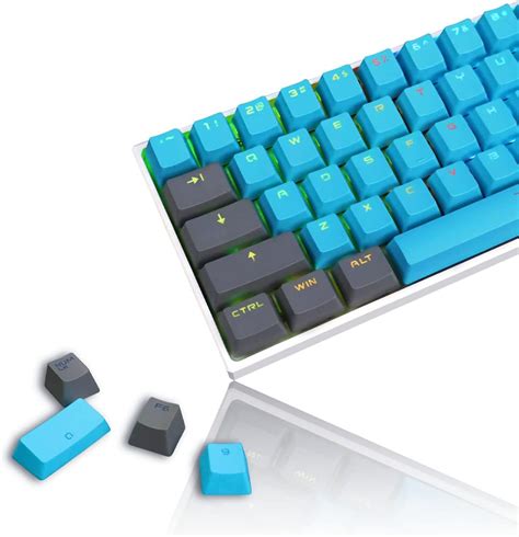 XVX Custom PBT Shine Through Keycap Set Para 60 Teclado Con 110 OEM