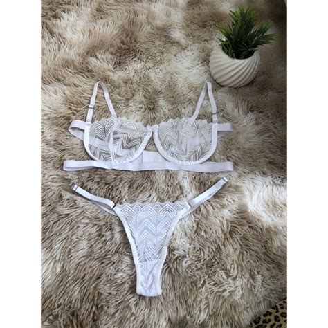 Conjunto Lingerie Gringa Suti Meia Ta A Aro Shopee Brasil
