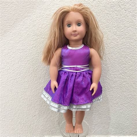 Our Generation Toys Ourgeneration Battat Doll Blonde Hair Gray