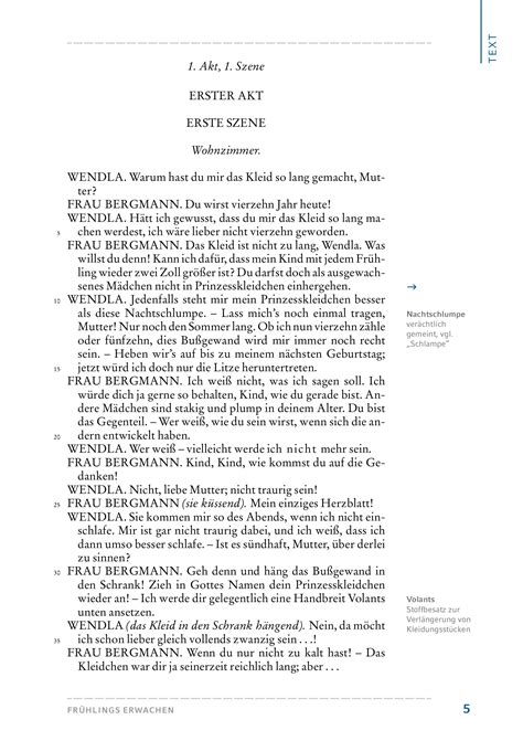 Einfach Deutsch Textausgaben Frank Wedekind Fruhl 7