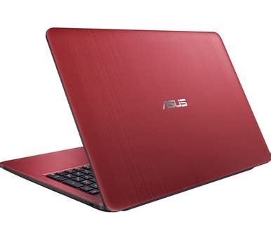 Asus X540S 15.6" Quad Core Intel Laptop Red 4GB 1TB HD Graphics DVD ...