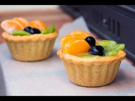 Песочные корзинки с фруктами рецепт в домашних условиях - YouTube