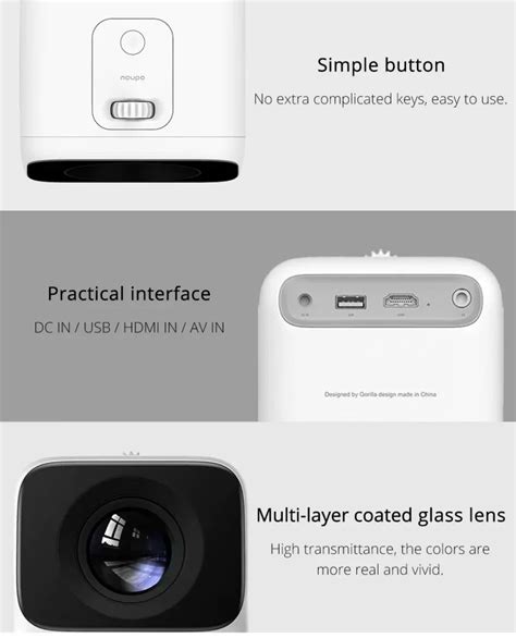 Xiaomi Wanbo T2 Max Smart Portable Projector - GadStyle BD