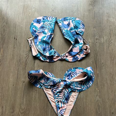 Revolve Beach Riot Ruffled Bikini Gem