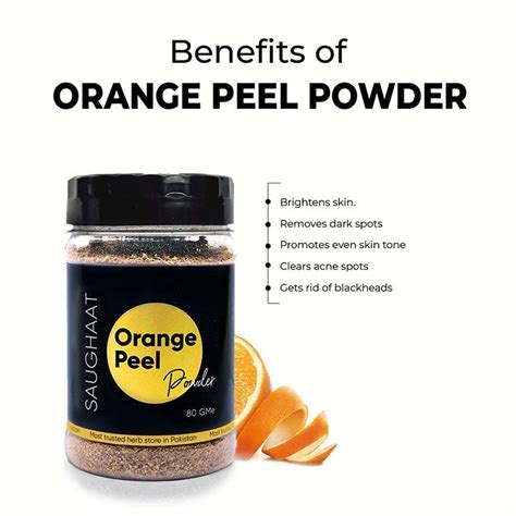 Organic Orange Peel Powder Natural Skincare And Culinary Booster