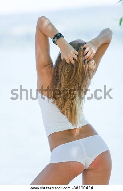 Sexy Blonde Outdoor Stock Photo 88100434 Shutterstock