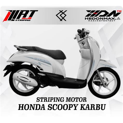 Jual Striping Scoopy Karbu Stiker Decal Scoopy Karbu Simpel Modern