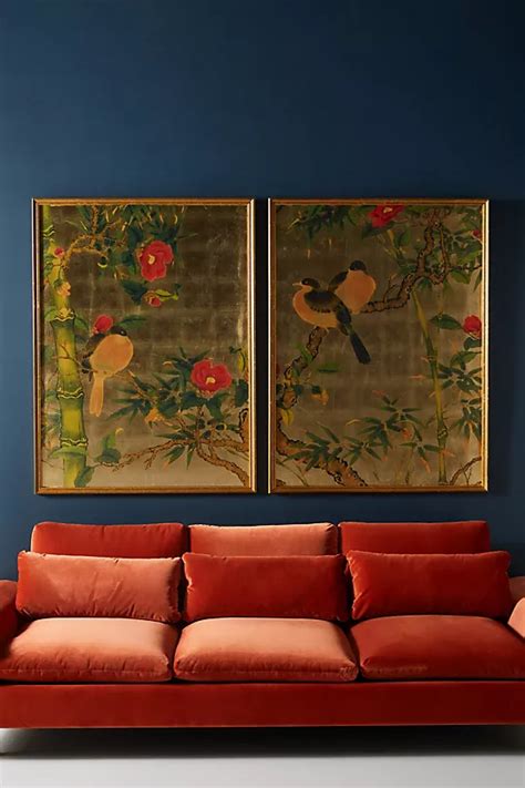 Bamboo garden birds wall art – Artofit