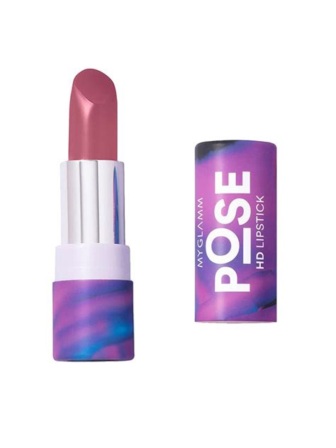 Buy Myglamm Pose Hd Lipstick Nude Mauve Lipstick For Women Myntra