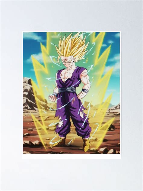 Gohan Ssj2 Poster For Sale By Ognjancic Redbubble