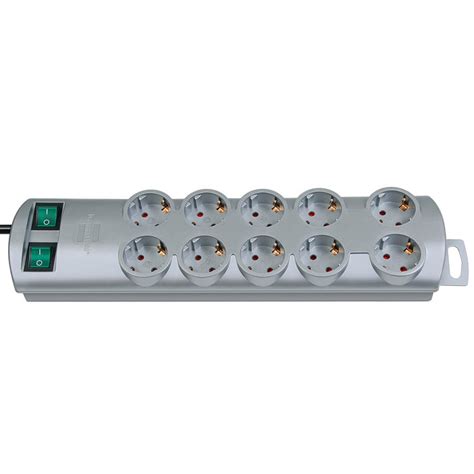 Brennenstuhl Primera-Line удлинитель на 10 розеток, Silver — купить в ...