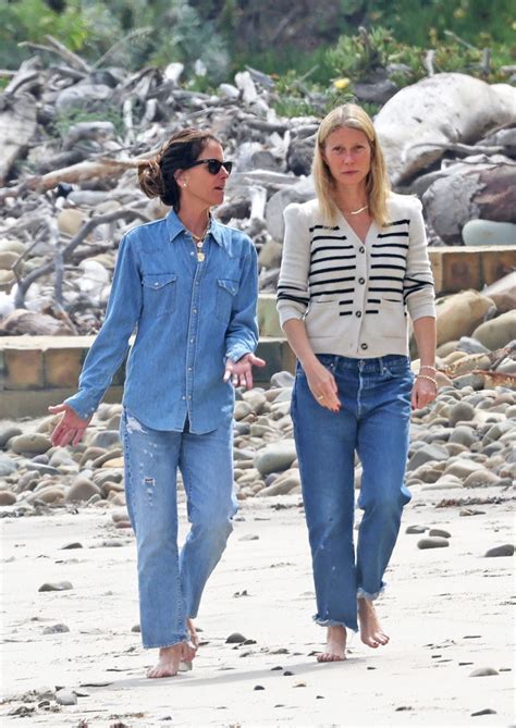 Gwyneth Paltrow Out On The Beach In Montecito 06062021 Hawtcelebs