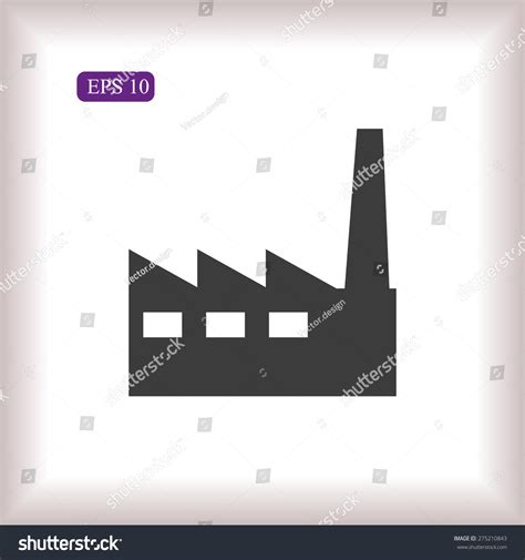 Factory Icon Stock Vector Royalty Free 275210843 Shutterstock