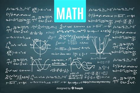 Premium Vector | Math background