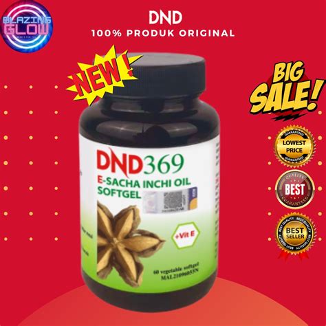 DND E Sio Sacha Inchi Oil Softgel DND369 Dr Noordin Darus Omega 3 6 9