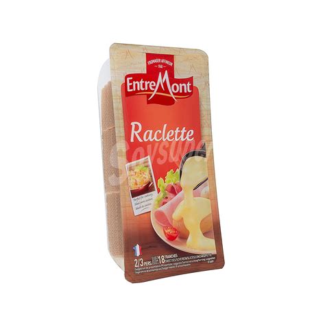 Entremont Queso Raclette Lonchas Paquete G