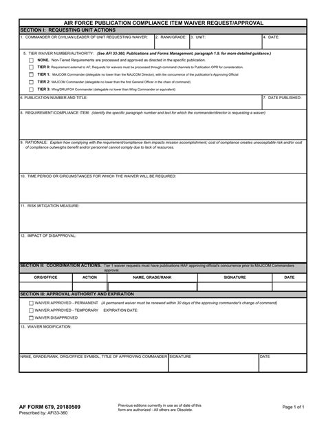 Af Form 679 Fill Out Sign Online And Download Fillable Pdf Templateroller