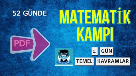 Matematik Kampı 1 Gün Temel Kavramlar Pdf Ales Dgs Kpss Tyt Konu