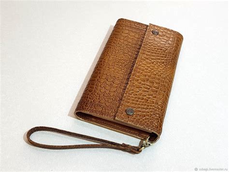 Женский кожаный кошелек. Клатч. Большой кошелек – заказать на Ярмарке ...