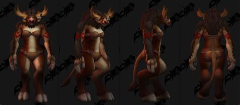 Wow Tauren De Haut Roc Nouvelle Race Alli E Horde Battle For