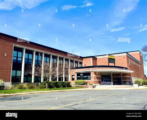 WEST HEMPSTEAD, NEW YORK - APRIL 1, 2020: West Hempstead High School in ...