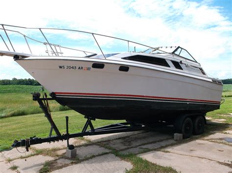 1984 Bayliner Cierra Cabin Cruiser 27ft Boat Wtrailer For Sale